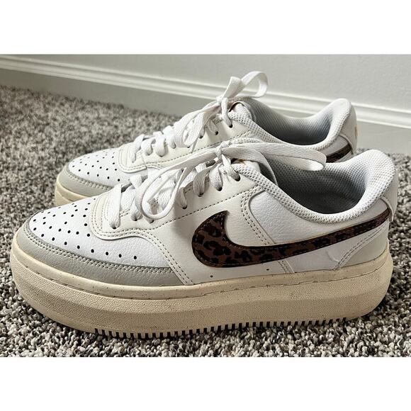 Nike Shoes - Nike leopard platform shoes women's size 8